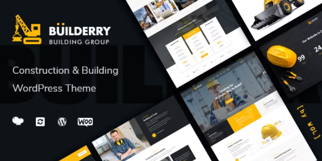 Fixed* Builderry (v1.2.7) Construction and Building WordPress Theme