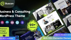 Buscon v1.0.1 Consulting Business WordPress Theme