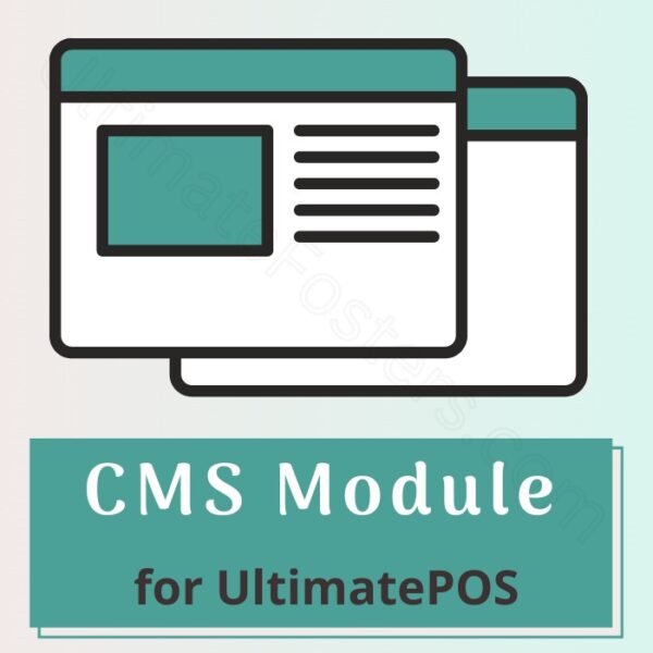 CRM and CMS module for UltimatePOS v3.0