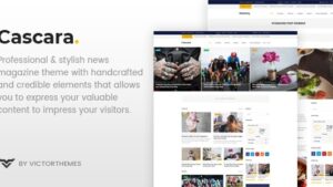 Cascara v1.8 Blog, News & Magazine WordPress Theme
