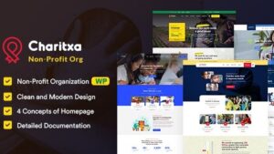 Charitxa v1.0 Multipurpose Nonprofit WordPress Theme