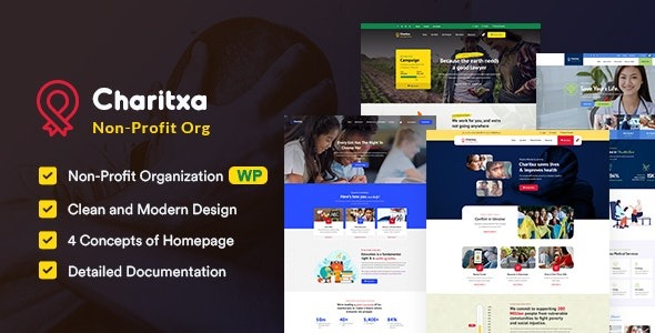 Charitxa v1.0 Multipurpose Nonprofit WordPress Theme