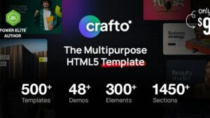 Crafto (v1.7) The Multipurpose HTML5 Template