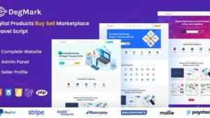 DegMark v1.2.0 Digital Products Buy Sell Marketplace Laravel Script