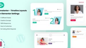 Timelentor v1.0.5 Timeline Layouts for Elementor