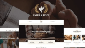 Faith & Hope (v2.16.0) A Modern Church & Religion Non-Profit Theme