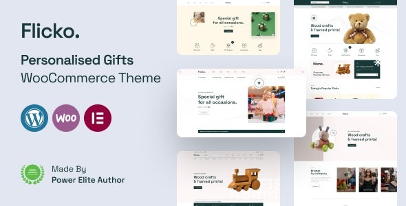 Flicko v1.0.2 Pesonalised Gifts WooCommerce WordPress Theme