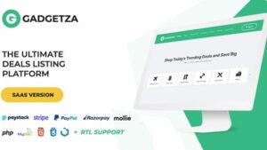 Gadgetza v2.3.0 Deals Listing Platform (SAAS)