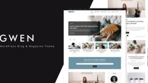 Gwen v2.0 Creative Personal WordPress Blog Theme
