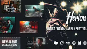 Herion – A WordPress Theme for the Music Industry 1.8.7