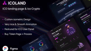 ICOLand | ICO landing page & ICO Crypto Template 17 January 2023