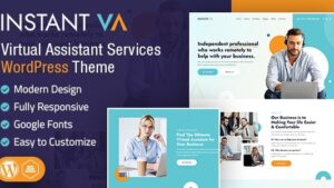 Instant VA v1.0 Virtual Assistant WordPress Theme