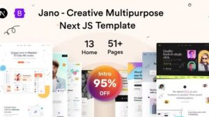 Jano (v2.0) Multipurpose React NextJs Template