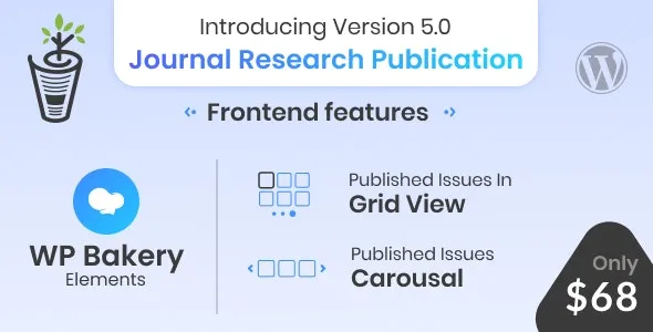 Journal Research Publication Wordpress Plugin v5.0.1