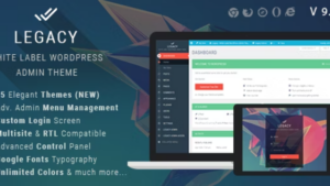 Legacy (v9.7) White label WordPress Admin Theme