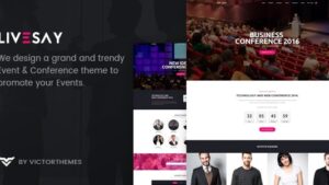 Livesay v1.9.3 Event & Conference WordPress Theme
