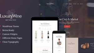 Luxury Wine (v1.1.13) Liquor Store & Vineyard WordPress Theme + Shop