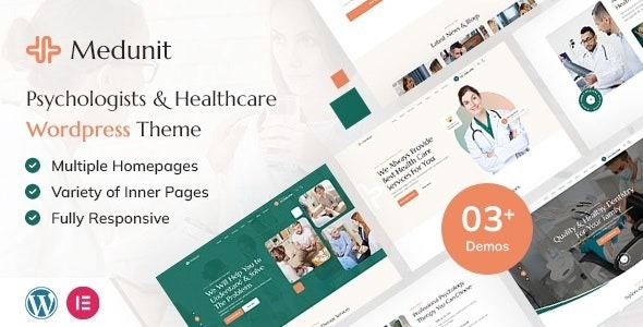 Medunit v1.0 Psychology & Health Care WordPress Theme