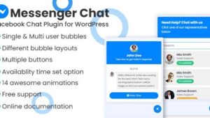 Messenger chat support WordPress Plugin v1.1.1