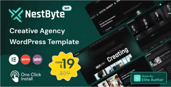 Nestbyte v1.2.2 Creative Agency and Startup WordPress Theme