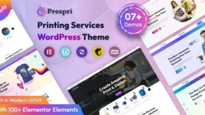 Prespri (v1.0.6) Printing Services WordPress Theme