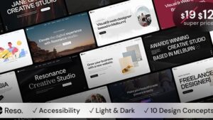 Resonance (v1.0.8) Multipurpose One/Multi Page Template