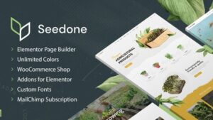 SeedOne v0.0.2 Agriculture WordPress theme