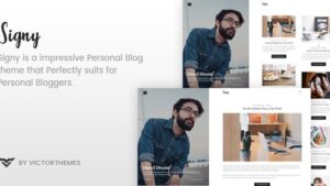 Signy v1.9.2 A Personal Blog WordPress Theme