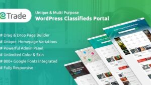 Trade v.3.3.7 Modern Classified Ads WordPress Theme