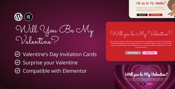 Valentine’s Day Invitations for Elementor v1.0.0