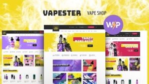 Vapester v1.1.10 Creative Cigarette Store & Vape Shop WooCommerce Theme