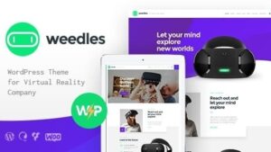 Weedles (v1.1.12) Virtual Reality Landing Page & Store WordPress Theme