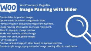 WooCommerce Magnifier v1.6 Image Panning with Slider