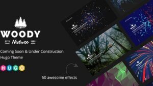 Woody v6.0.0 Elementor Coming Soon WordPress Theme