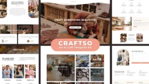 Craftso - Crafting Elementor Template Kit