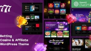 777 (v1.3.0) Betting, Casino & Affiliate WordPress Theme