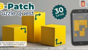 9-Patch Puzzle Quest v1.0 HTML5 Puzzle game