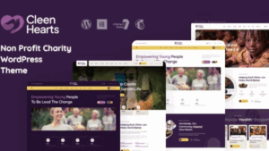 Cleenhearts (v1.2) Non Profit Charity WordPress Theme