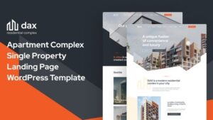 DAXX v1.0 Apartment Complex WordPress Theme