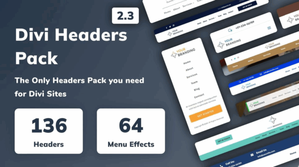 Divi Headers Pack (v2.3)