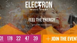 Electron v1.8.2 Event Concert & Conference Theme