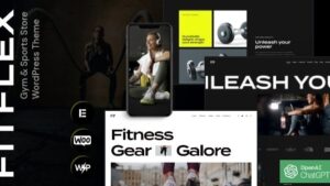 FitFlex (v1.6.0) Gym & Sports Store WordPress Theme