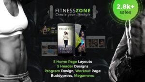 Fitness Zone WordPress Theme v5.7
