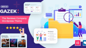 Gazek (v1.3.3) Review & Membership WordPress Theme