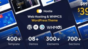 Hostie (v1.1.3) Web Hosting & WHMCS WordPress Theme
