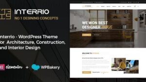 Interrio (v2.4) WordPress Theme for Architecture and Interior Design [Activated]