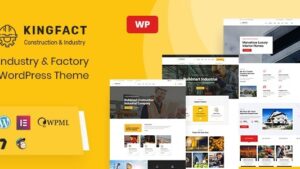 Kingfact v1.1.1 Industry & Factory WordPress Theme + RTL
