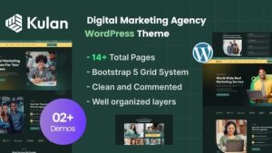 Kulan v1.0 Digital Marketing Agency WordPress Theme