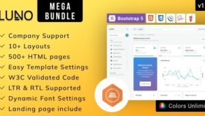 LUNO (v1.2.7) Bootstrap 5 Responsive Admin Template & Webapp UI Kit