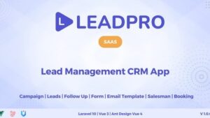LeadPro SAAS v1.0.1 Lead & Call Center Management CRM